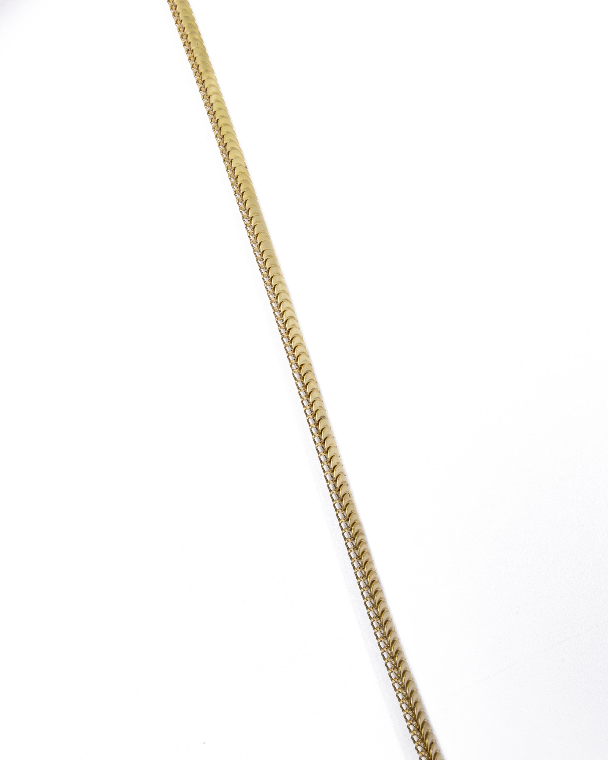 Cadena Larga de Eslabones Dorada - M35 Acero Inoxidable