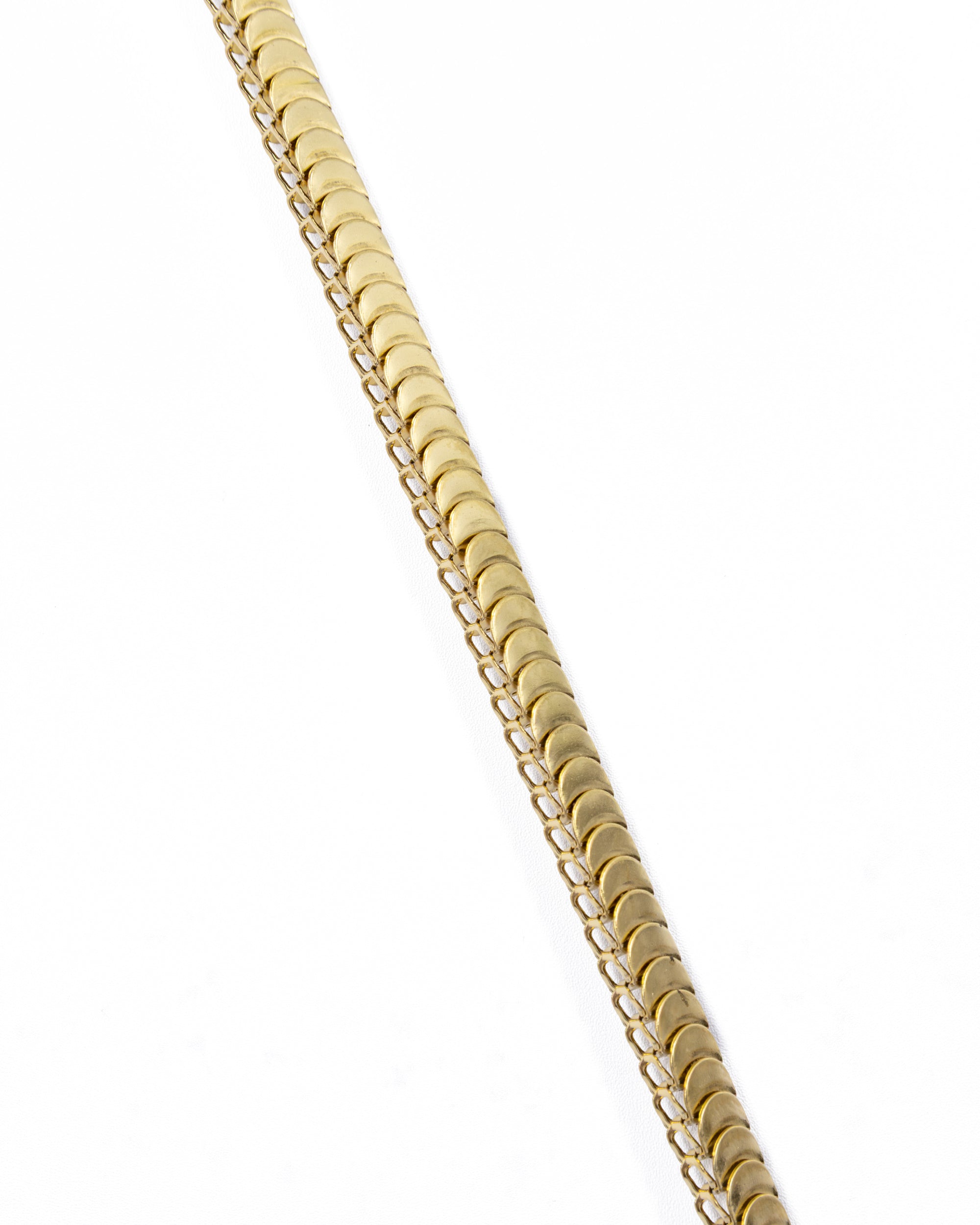 Cadena Larga de Eslabones Dorada - M35 Acero Inoxidable