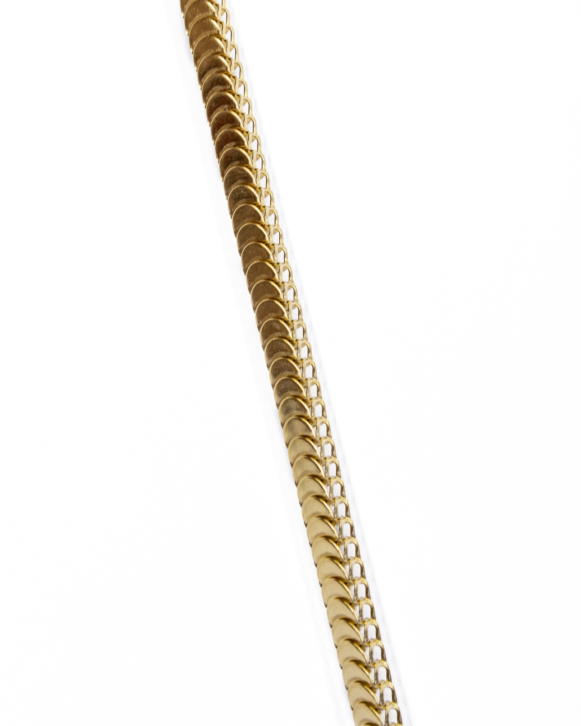 Cadena Larga de Eslabones Dorada - M36 Acero Inoxidable