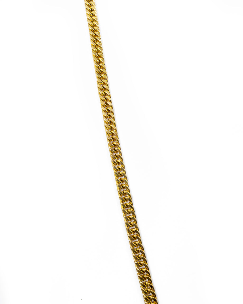 Cadena Larga de Eslabones Dorada - M33 Acero Inoxidable