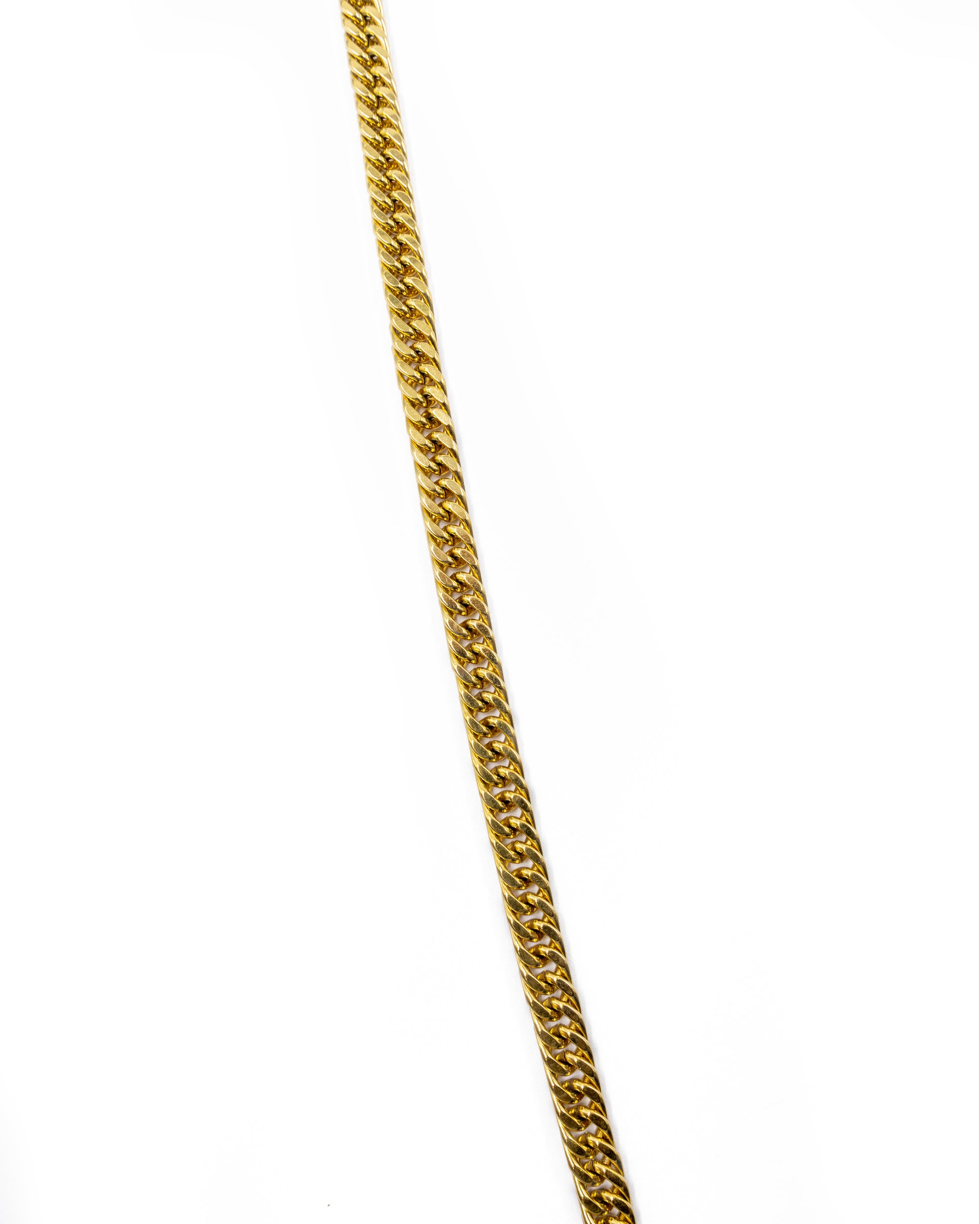 Cadena Larga de Eslabones Dorada - M33 Acero Inoxidable