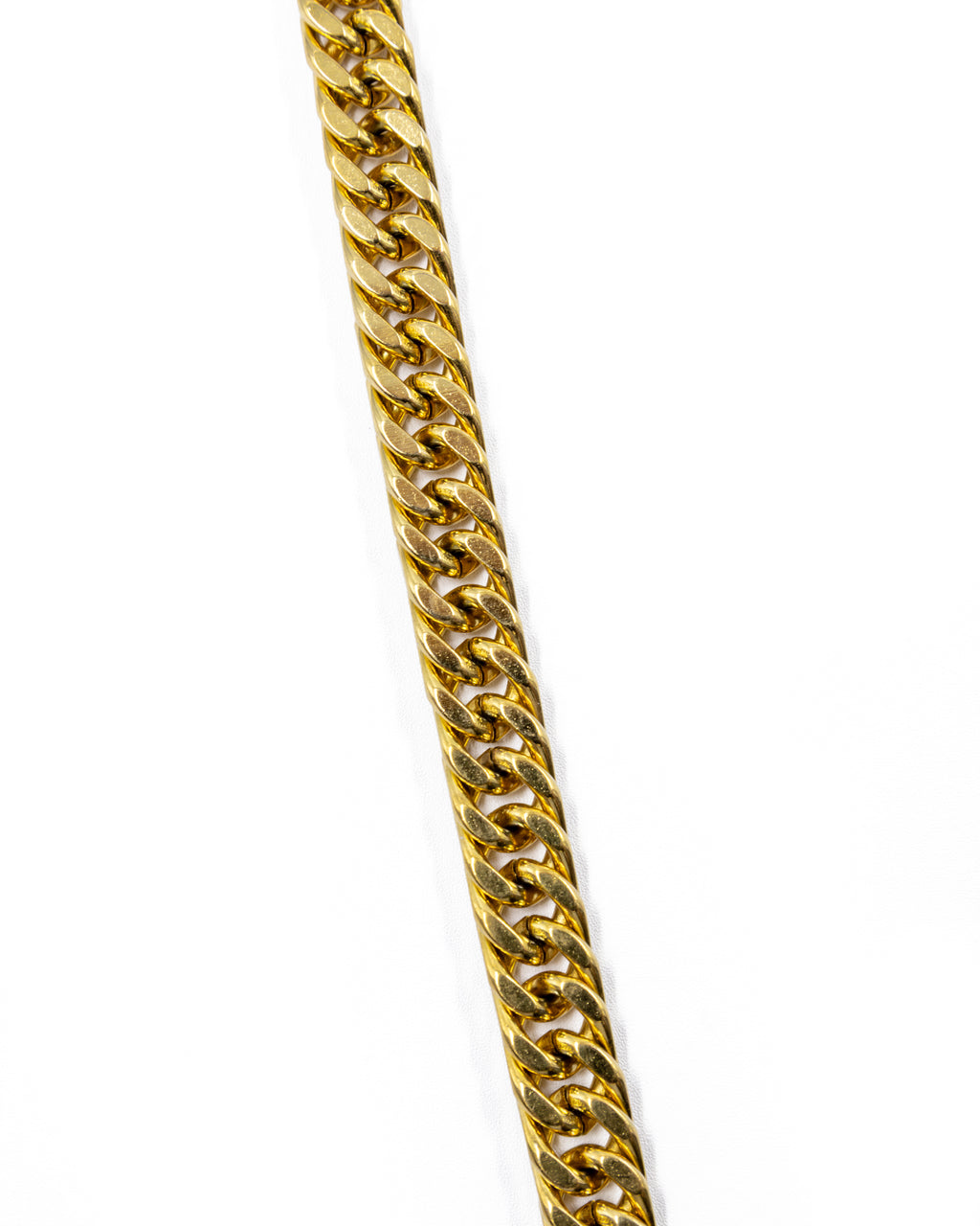 Cadena Larga de Eslabones Dorada - M33 Acero Inoxidable
