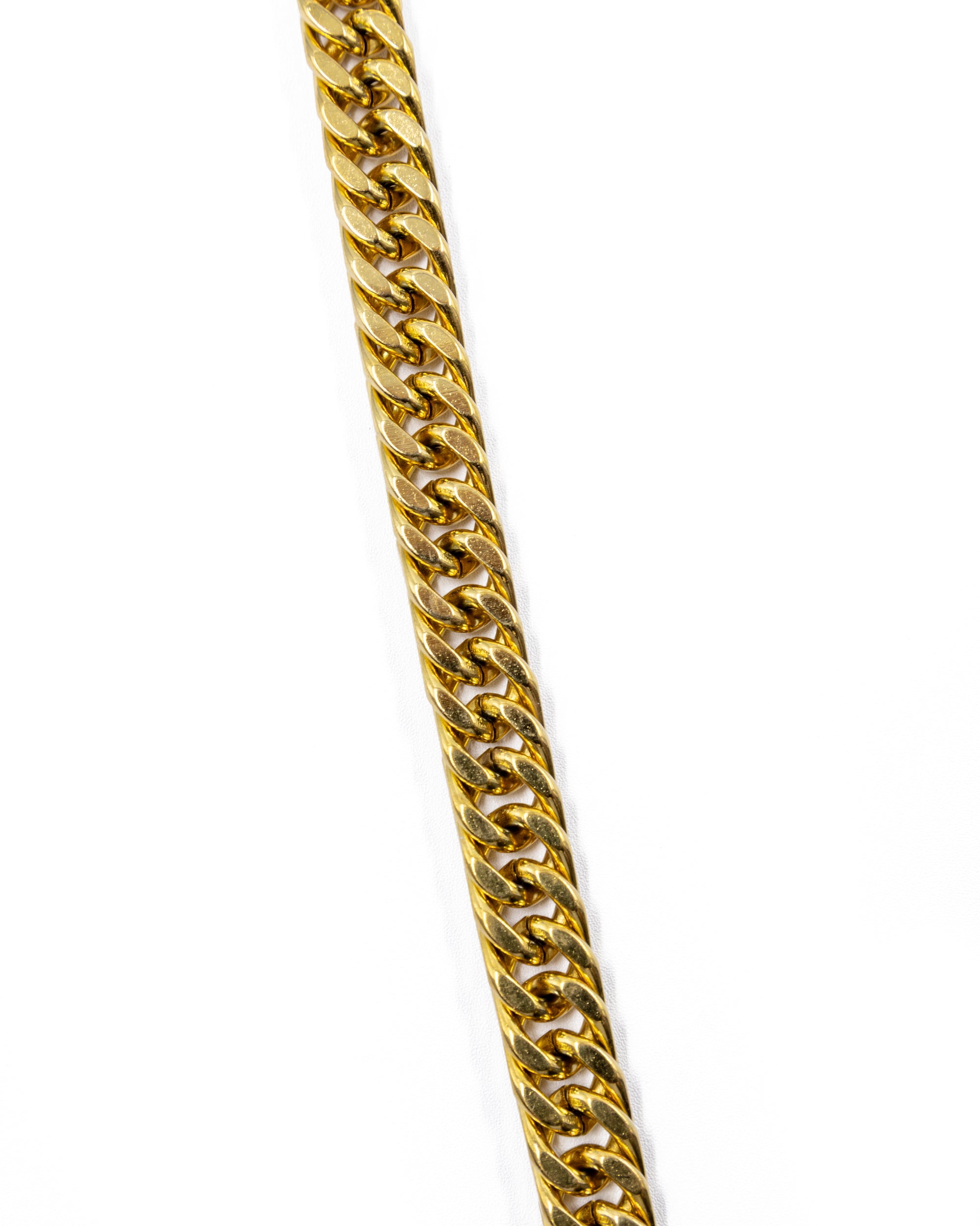 Cadena Larga de Eslabones Dorada - M33 Acero Inoxidable