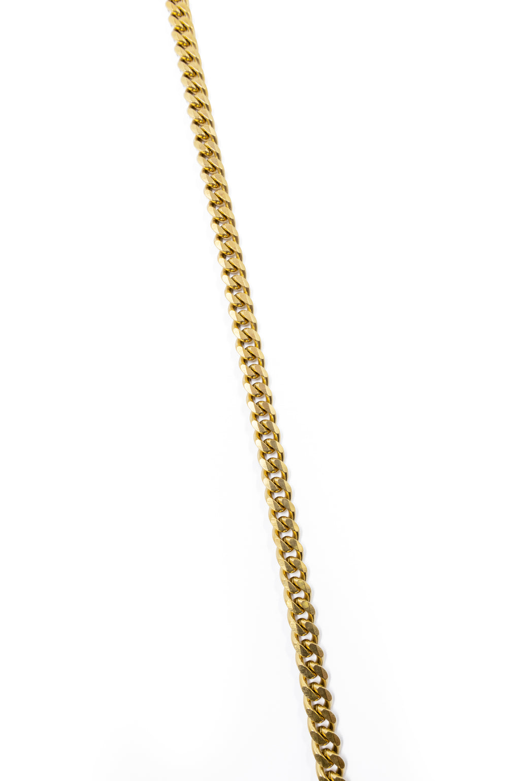 Cadena Larga de Eslabones Dorada - M26 Acero Inoxidable