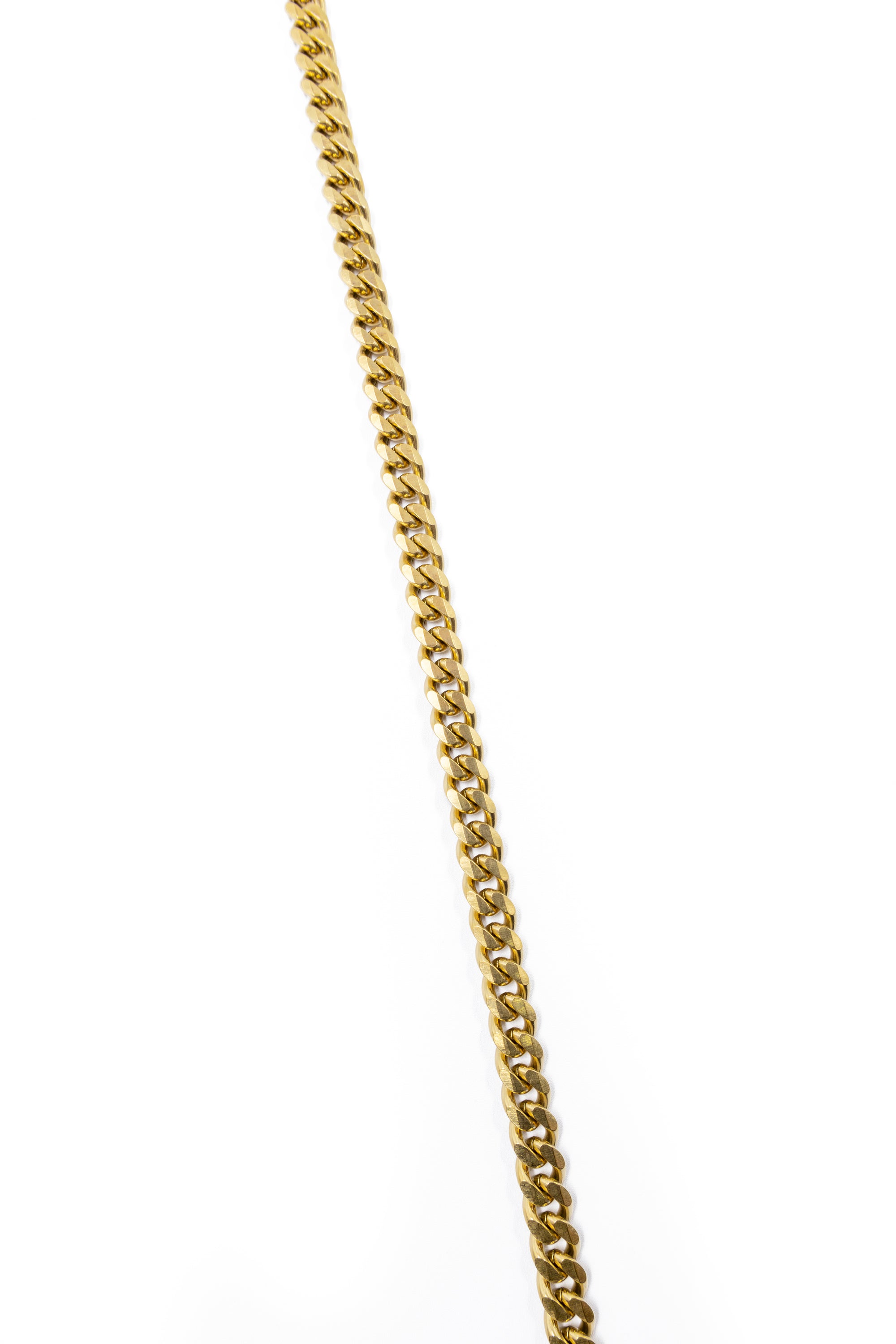 Cadena Larga de Eslabones Dorada - M26 Acero Inoxidable
