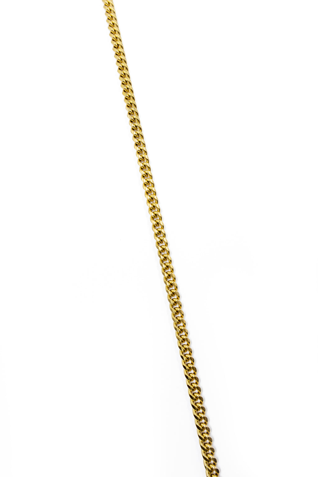 Cadena Larga de Eslabones Dorada - M28 Acero Inoxidable