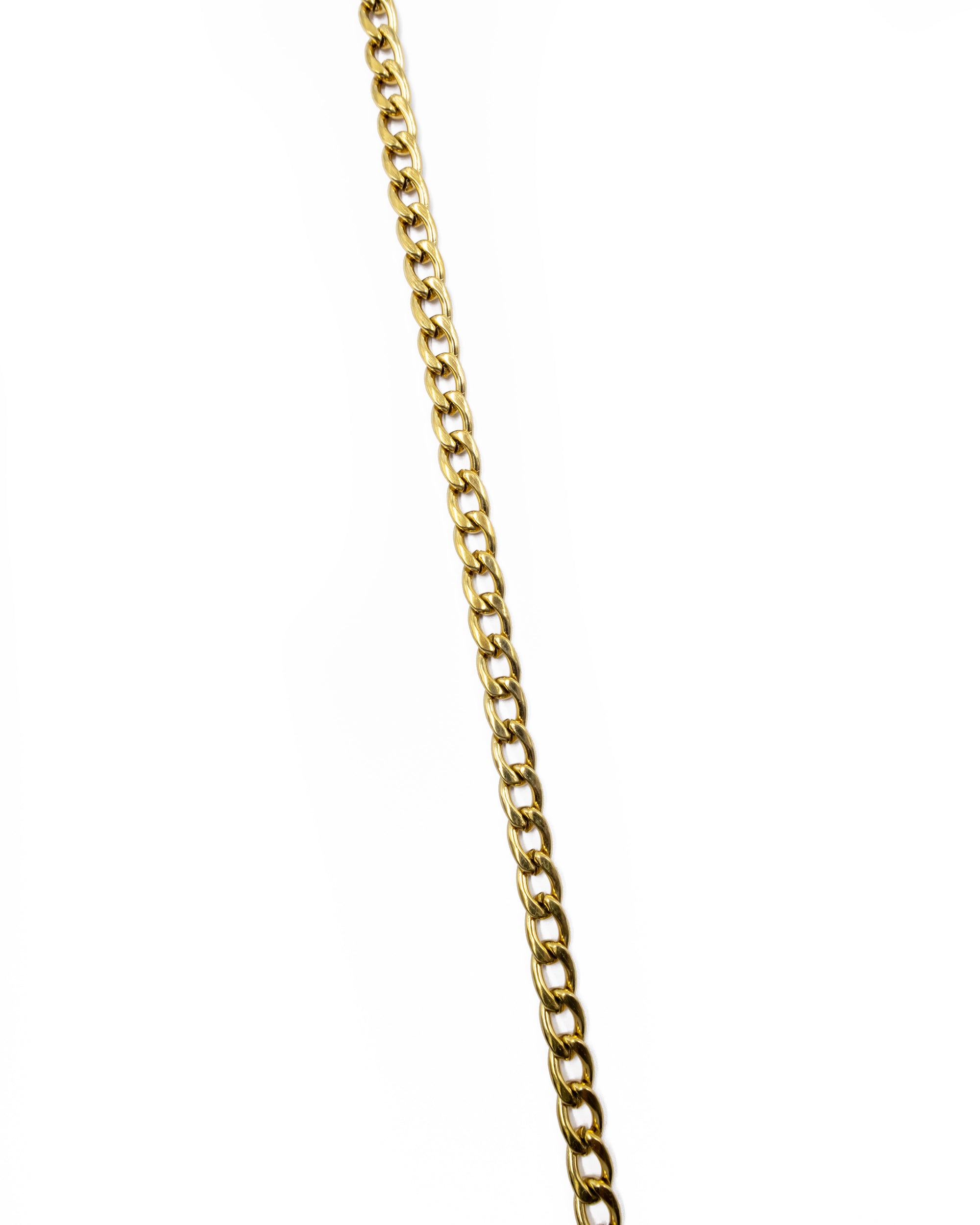 Cadena Larga de Eslabones Dorada - M25 Acero Inoxidable