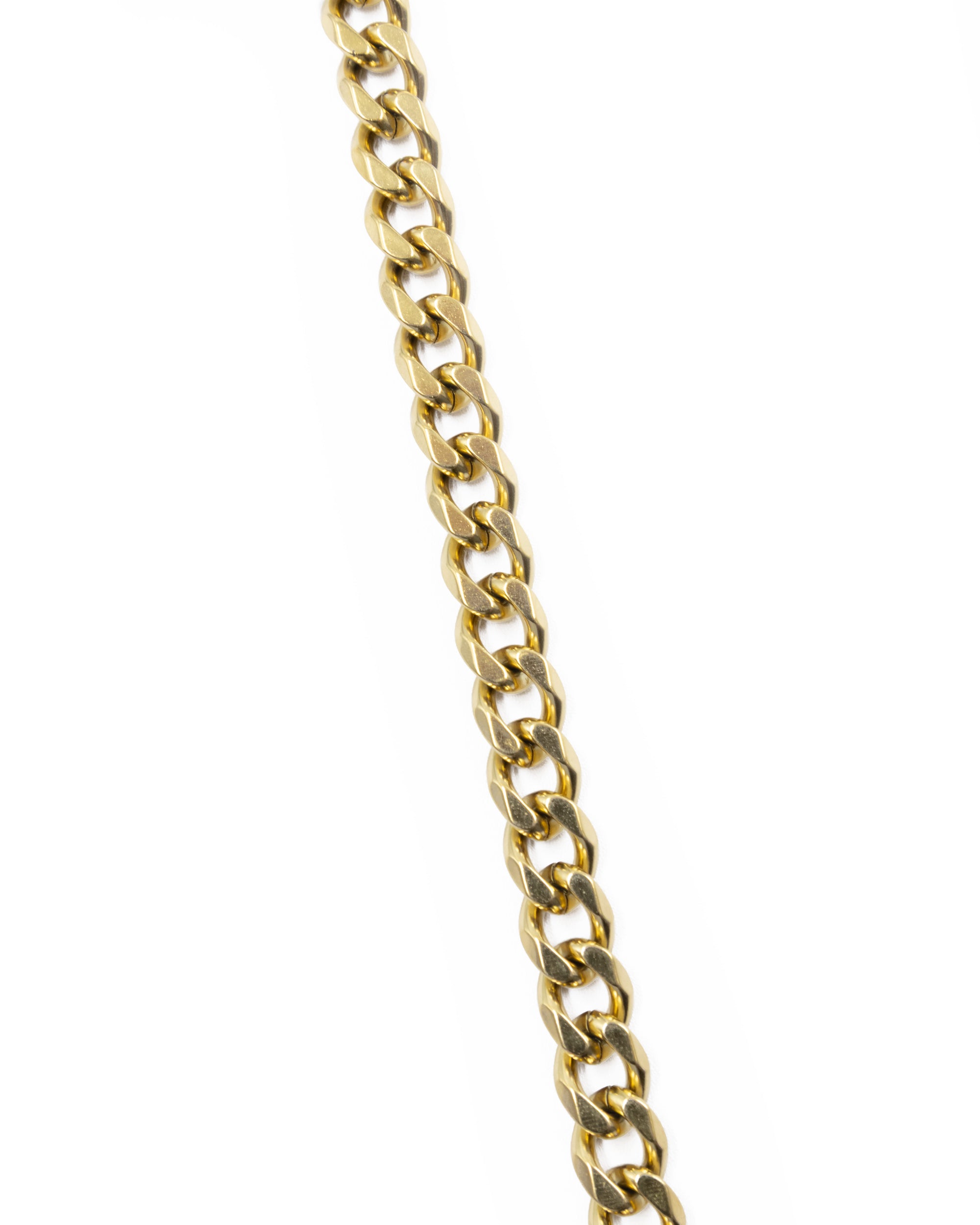 Cadena Larga de Eslabones Dorada - M25 Acero Inoxidable