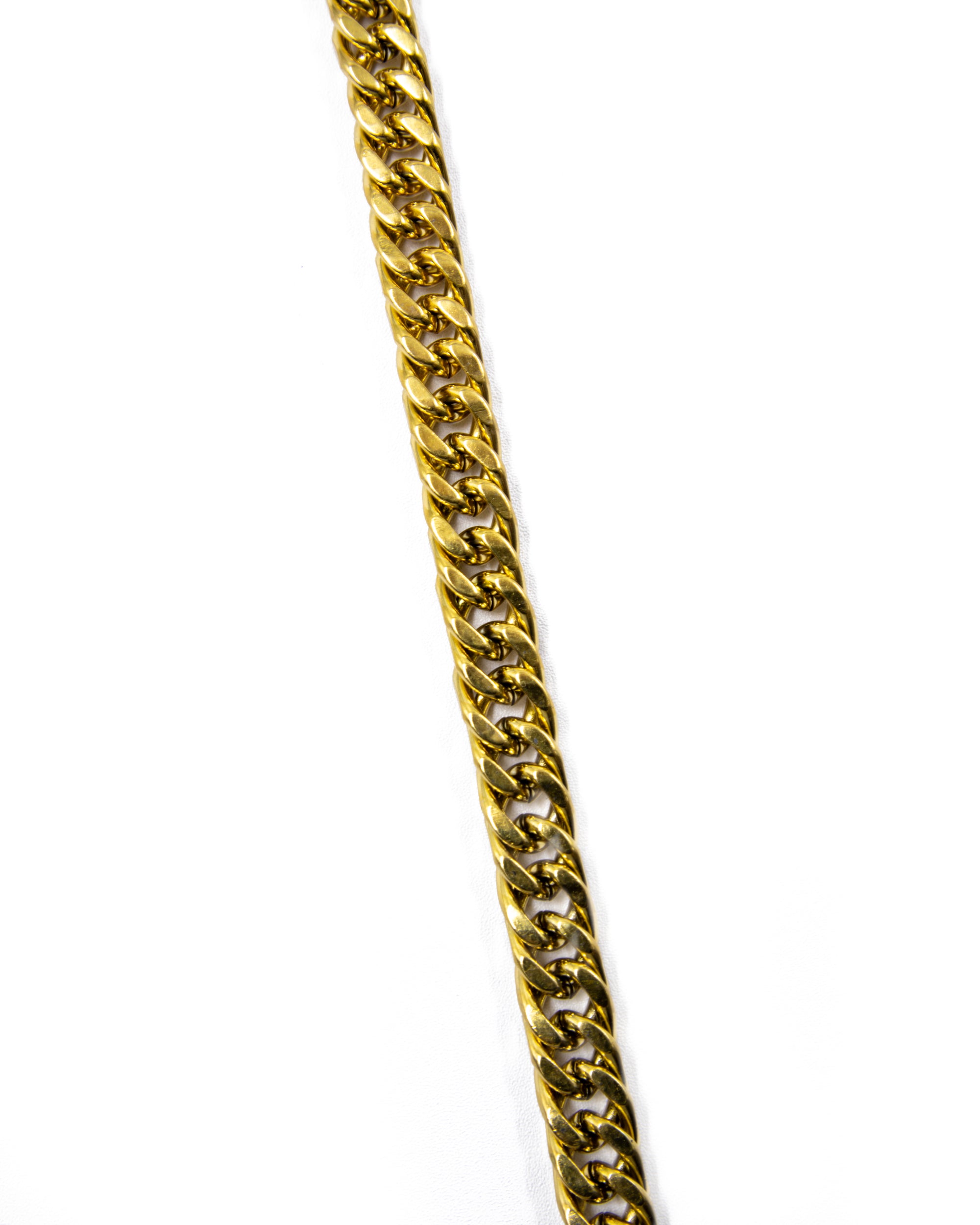 Cadena Larga de Eslabones Dorada - M21 Acero Inoxidable