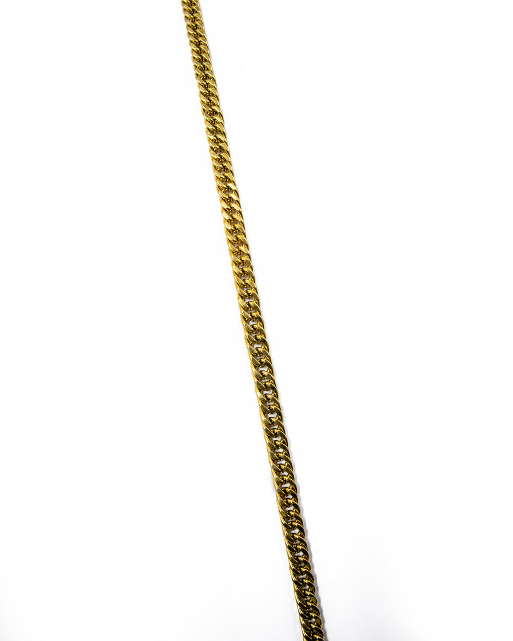 Cadena Larga de Eslabones Dorada - M21 Acero Inoxidable