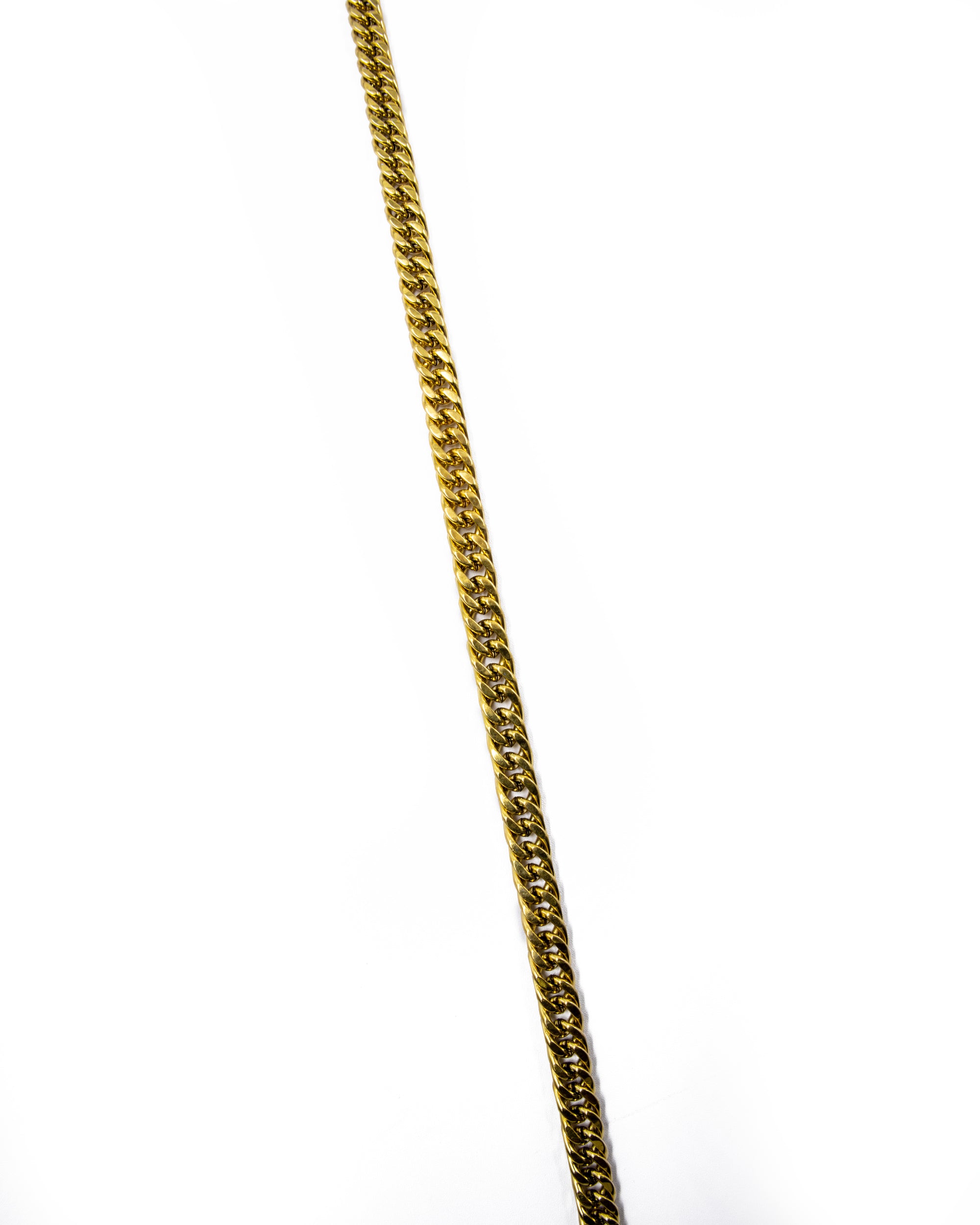 Cadena Larga de Eslabones Dorada - M21 Acero Inoxidable