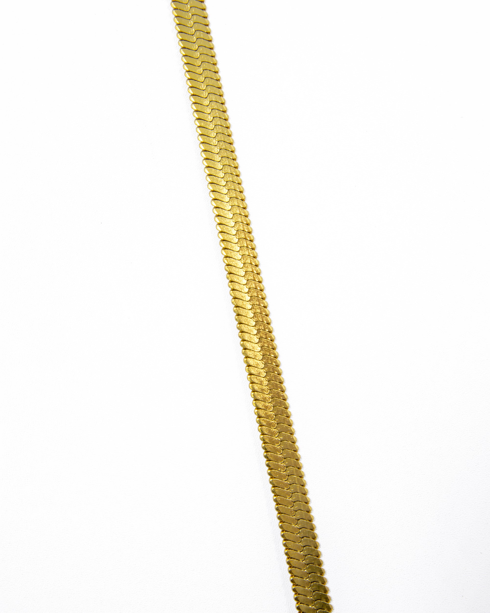 Cadena Larga de Eslabones Dorada - M14 Acero Inoxidable