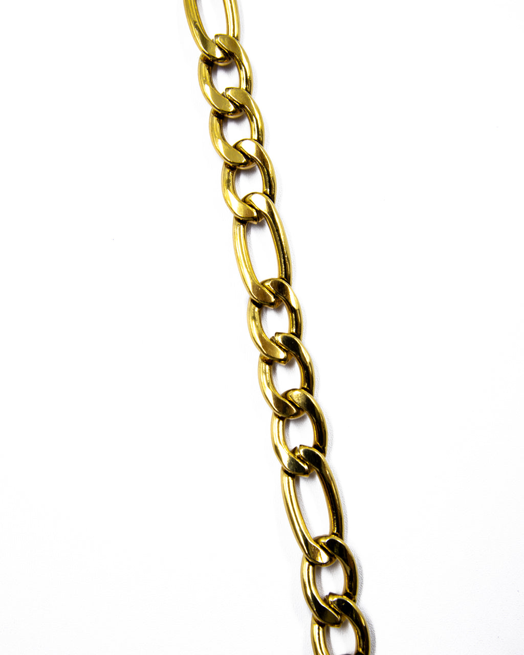 Cadena Larga de Eslabones Dorada - M15 Acero Inoxidable
