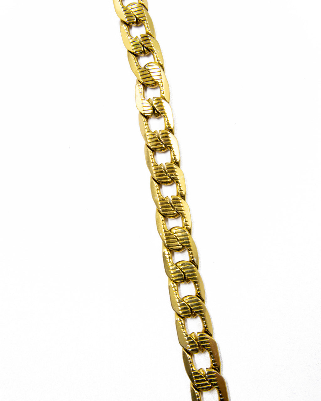 Cadena Larga de Eslabones Dorada - M16 Acero Inoxidable