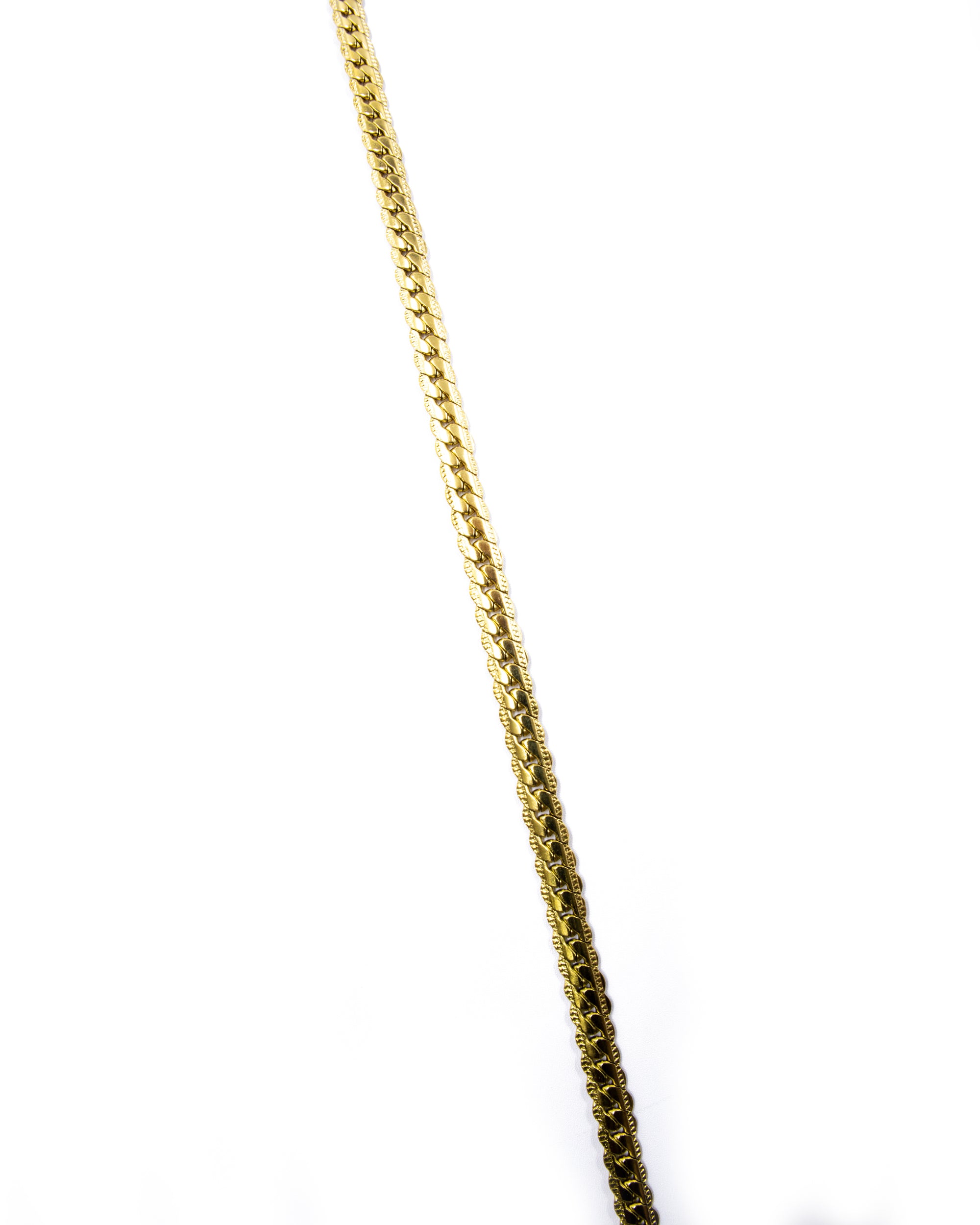 Cadena Larga de Eslabones Dorada - M18 Acero Inoxidable