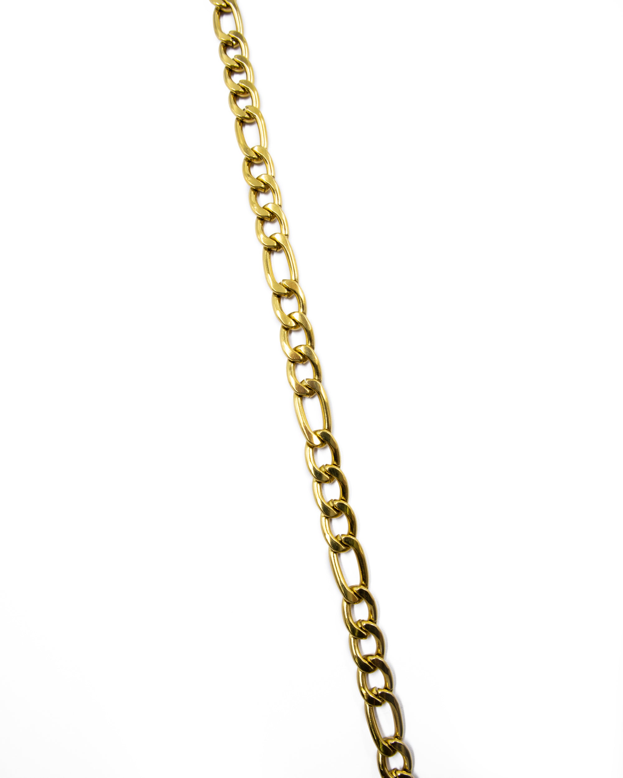 Cadena Larga de Eslabones Dorada - M17 Acero Inoxidable
