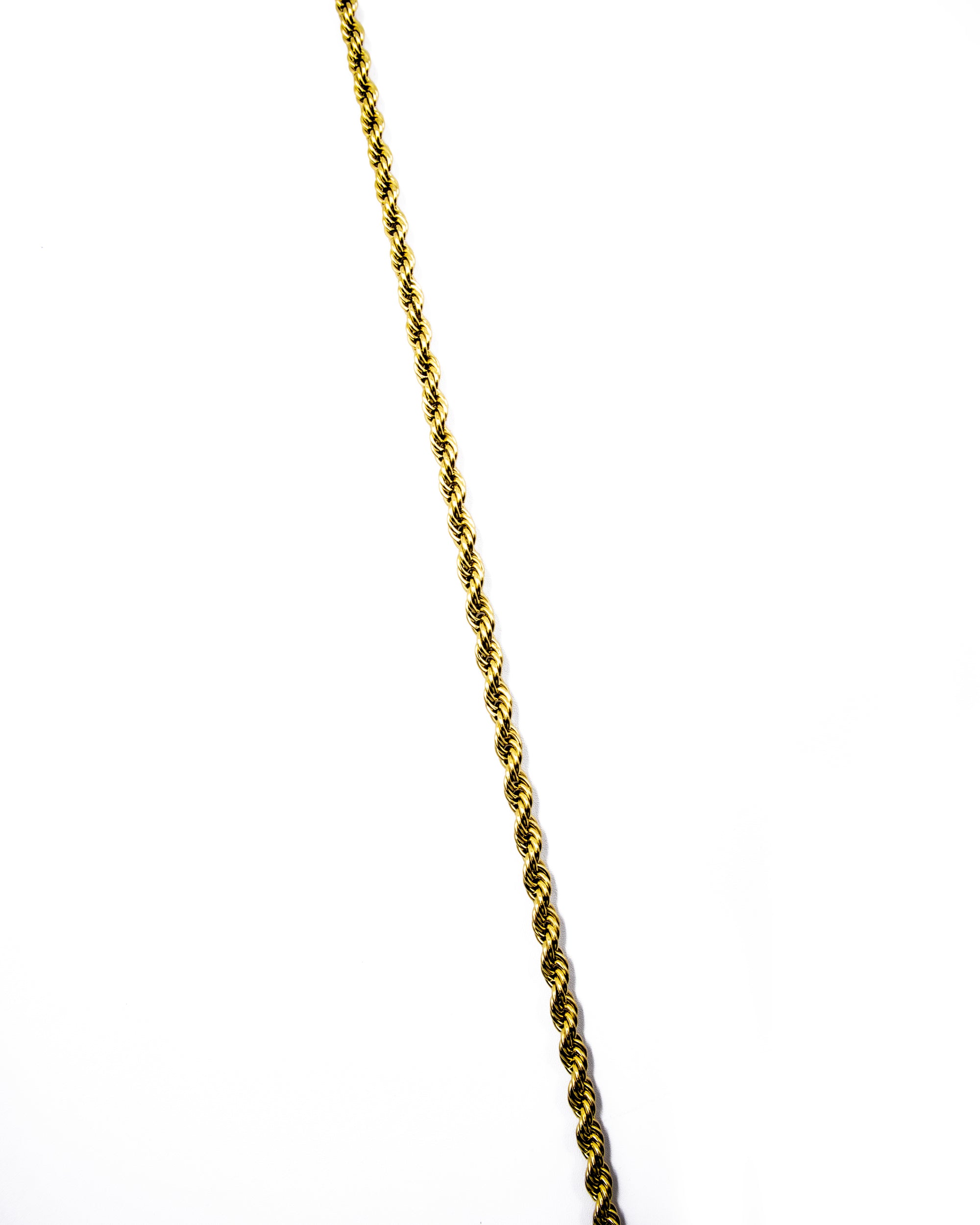 Cadena Larga de Eslabones Dorada - M12 Acero Inoxidable