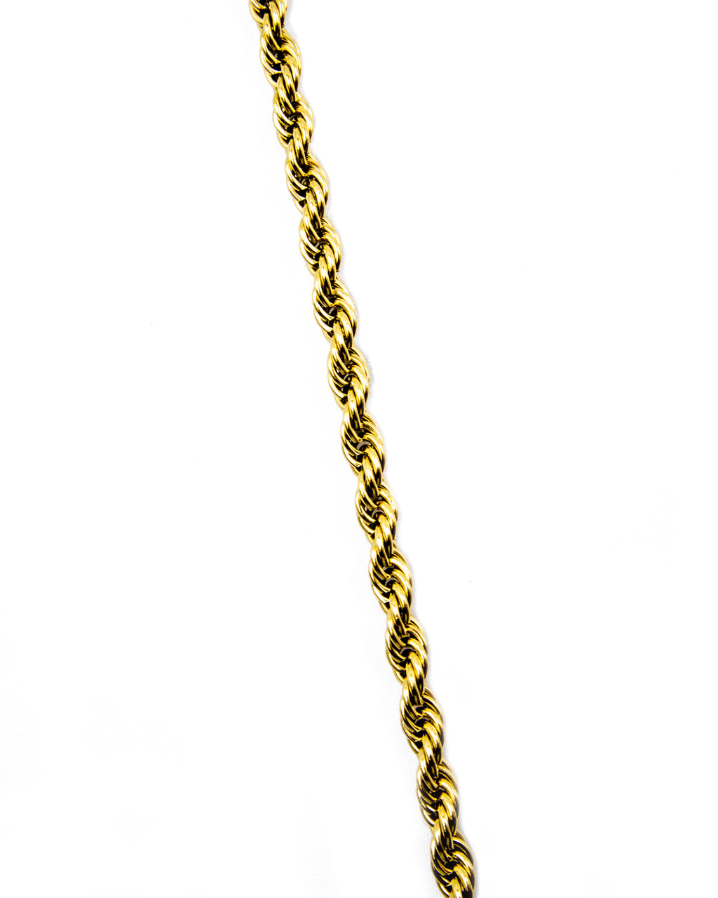 Cadena Larga de Eslabones Dorada - M12 Acero Inoxidable