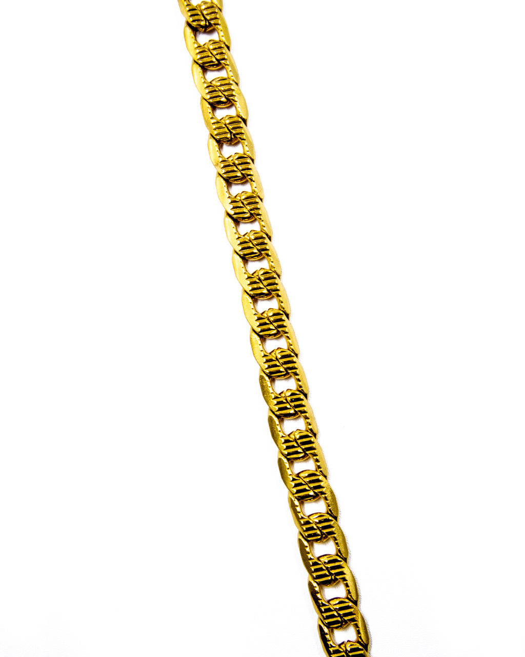 Cadena Larga de Eslabones Dorada - M13 Acero Inoxidable