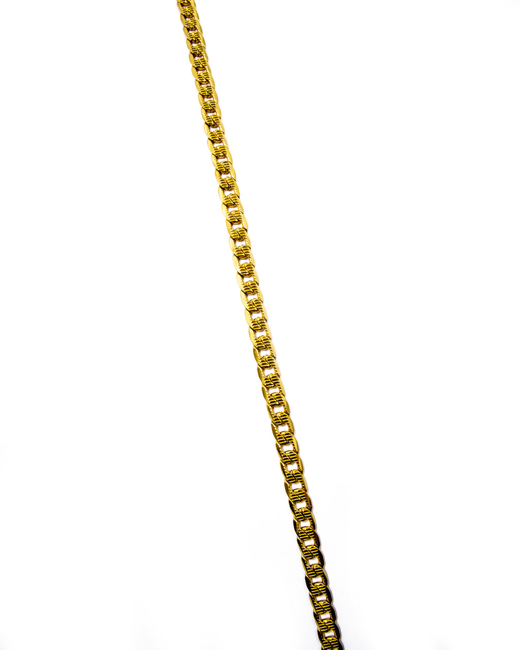 Cadena Larga de Eslabones Dorada - M13 Acero Inoxidable