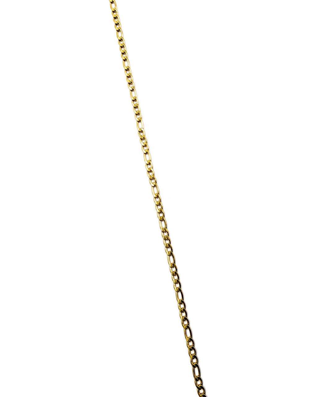 Cadena Larga de Eslabones Dorada - M3 Acero Inoxidable