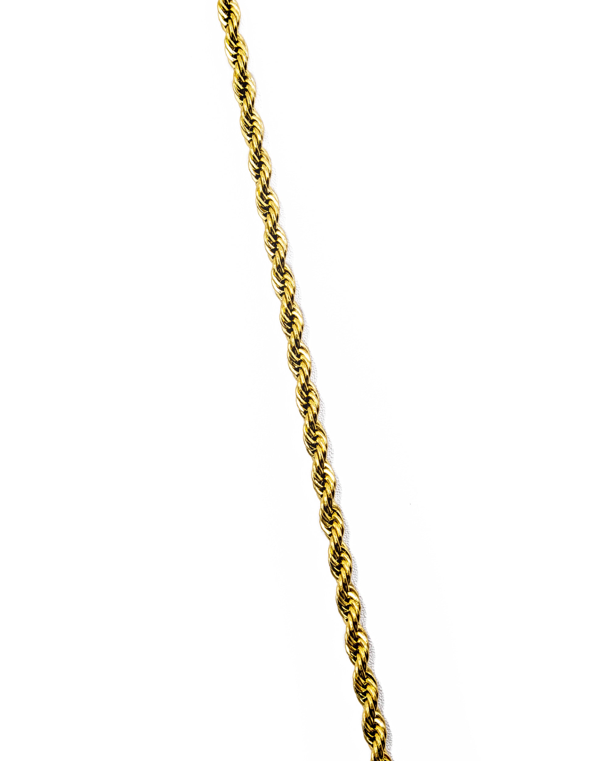 Cadena Larga de Eslabones Dorada - M6 Acero Inoxidable