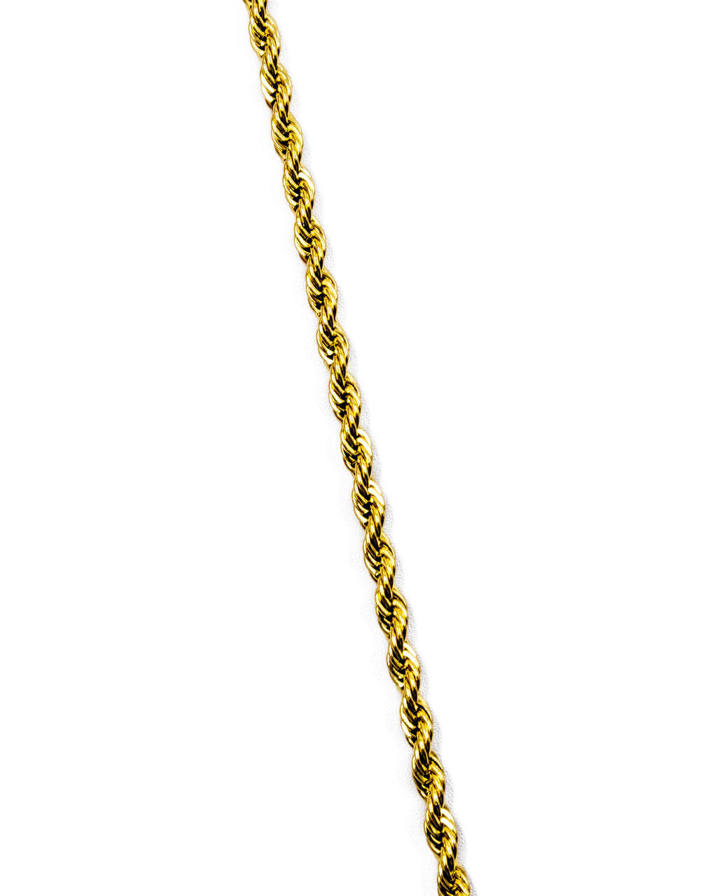 Cadena Larga de Eslabones Dorada - M7 Acero Inoxidable
