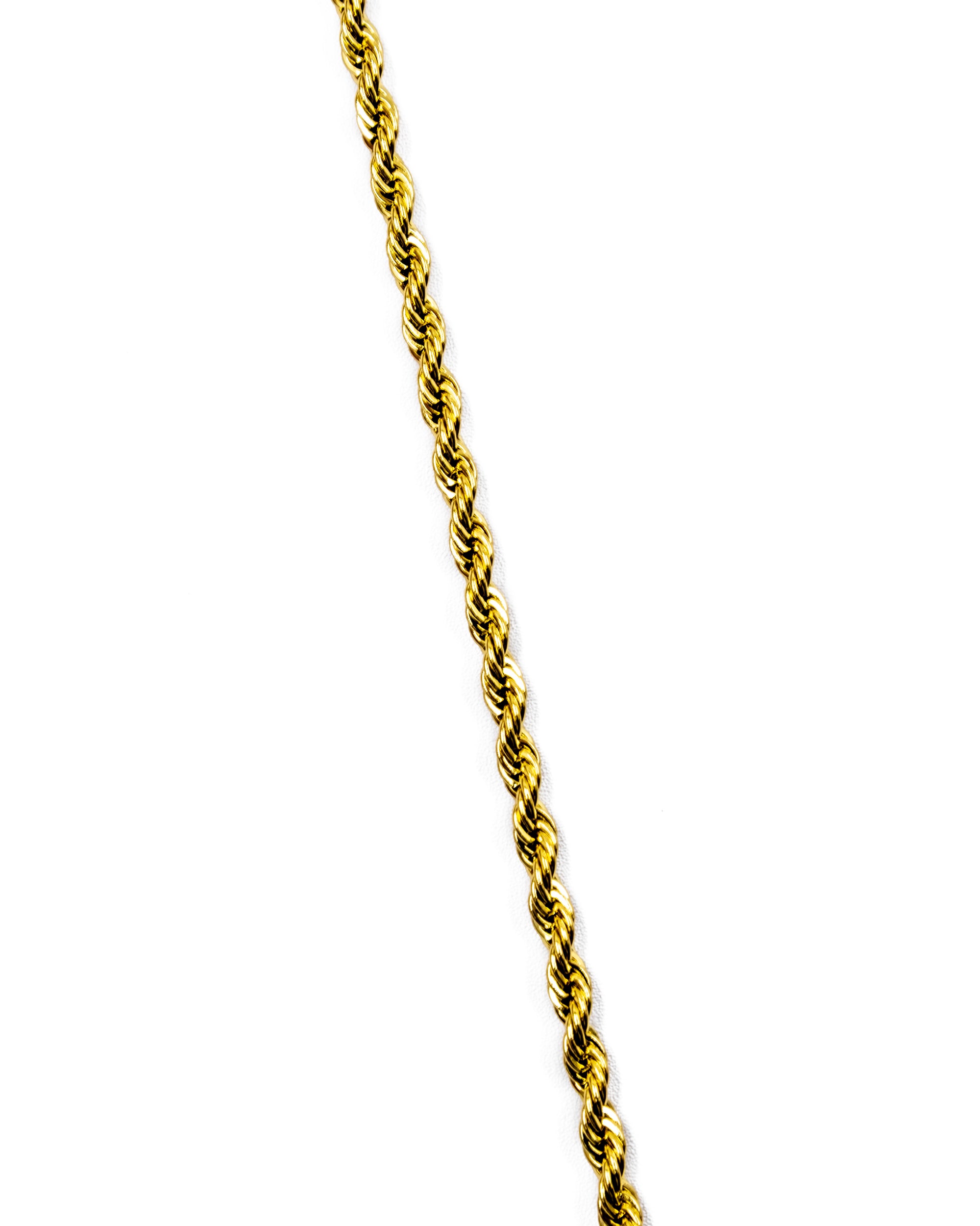 Cadena Larga de Eslabones Dorada - M7 Acero Inoxidable
