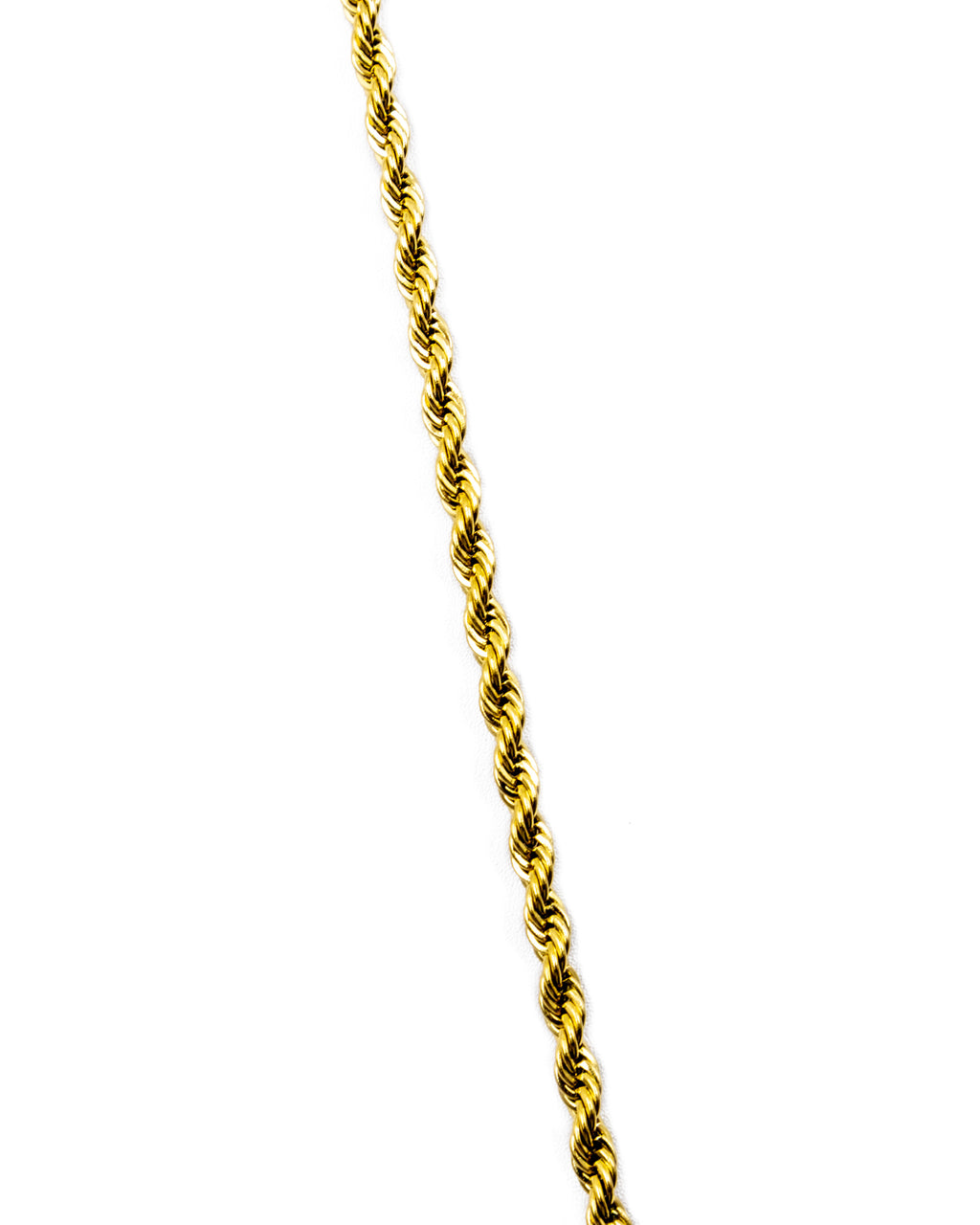 Cadena Larga de Eslabones Dorada - M9 Acero Inoxidable