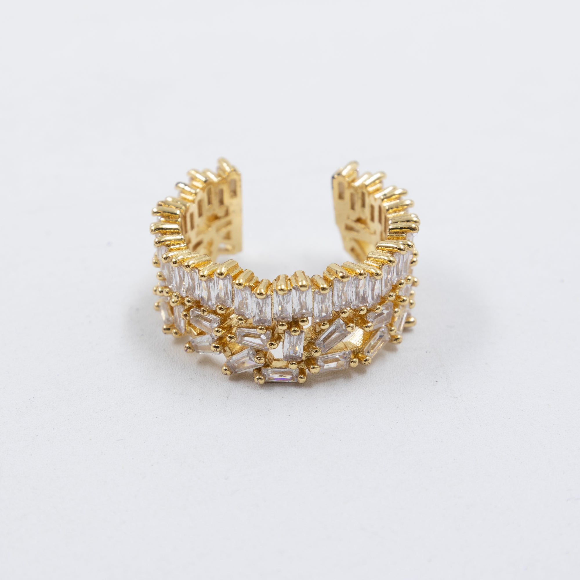 Anillo Dorado Ajustable M35 Oro Laminado
