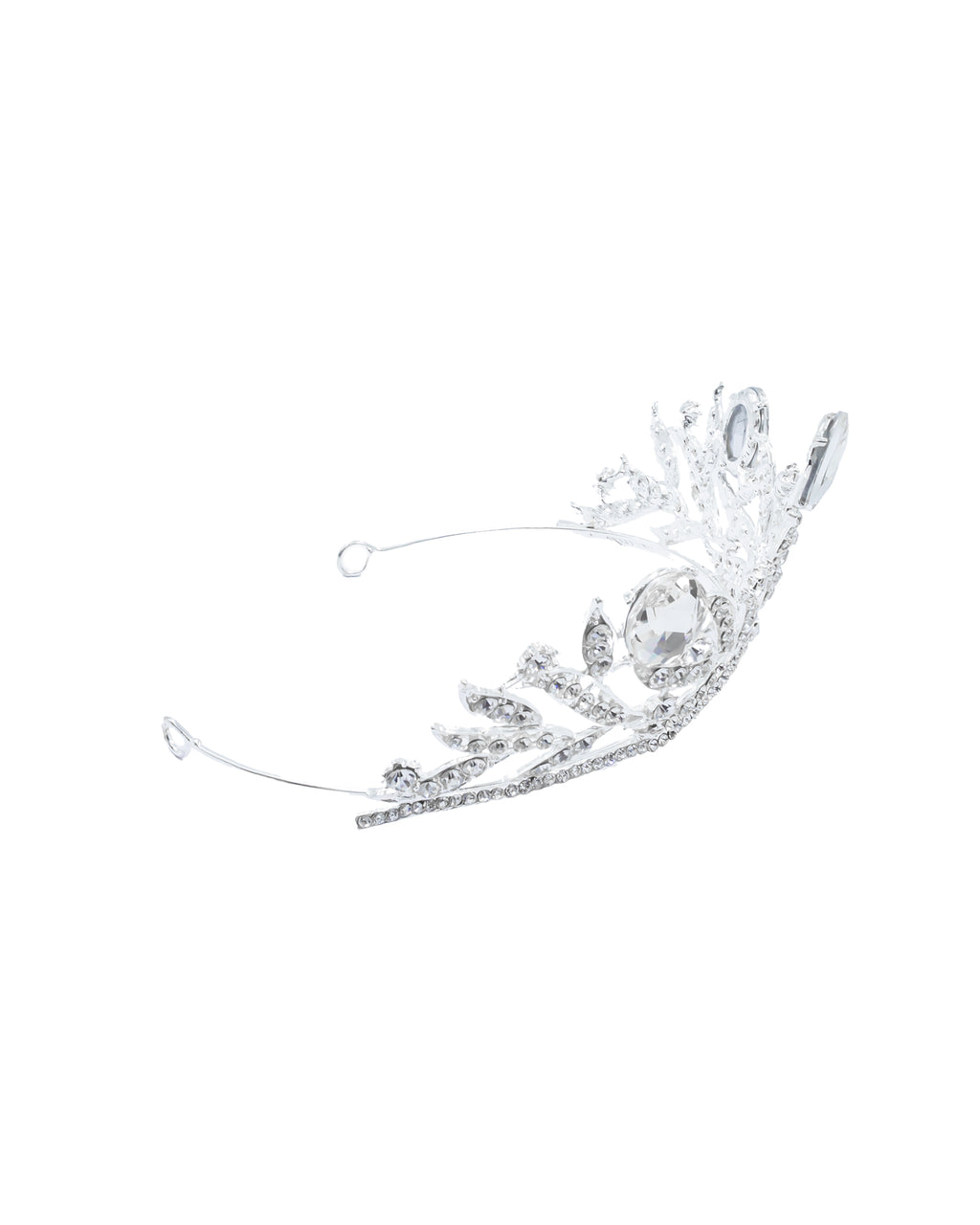 Corona Plateada de Diadema con piedras  - M109 Oro Laminado