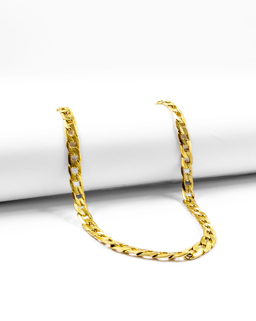 Cadena Larga de Eslabones Dorada - M13 Acero Inoxidable
