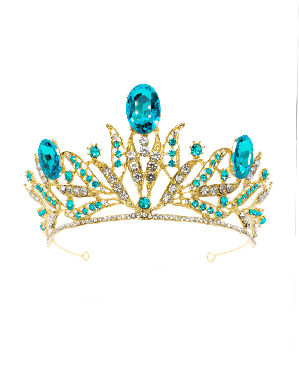 Corona Tiaras Diadema - M74 Oro Laminado