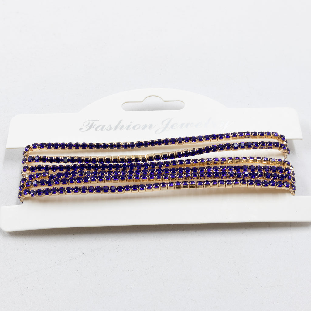 Pulseras de Strass M1 Oro Laminado