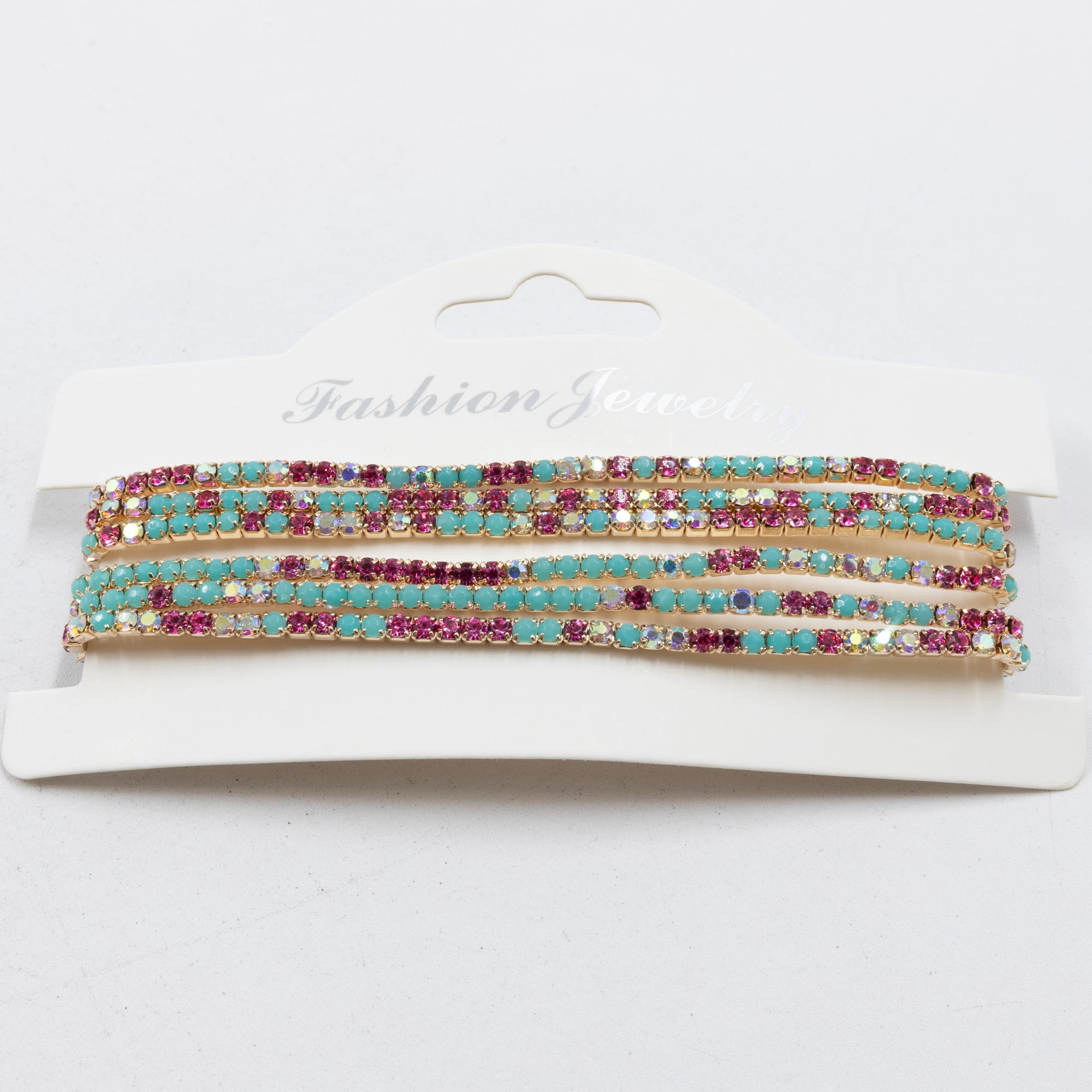Pulseras de Strass M1 Oro Laminado