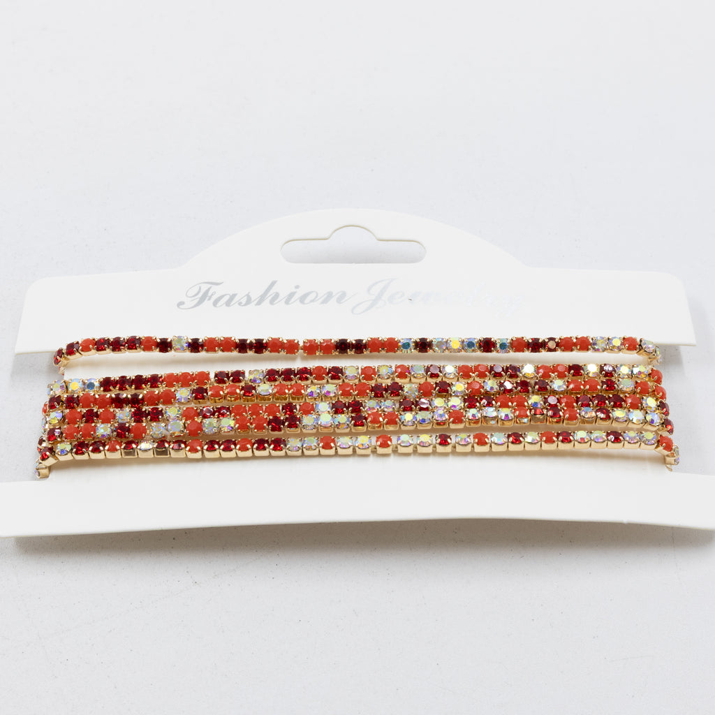 Pulseras de Strass M2 Oro Laminado