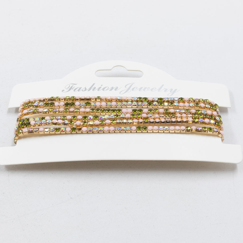 Pulseras de Strass M2 Oro Laminado