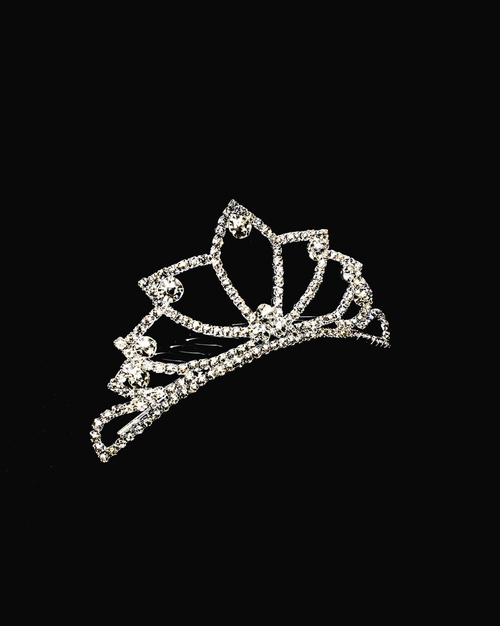 Tiara Plateada M60 Oro Laminado