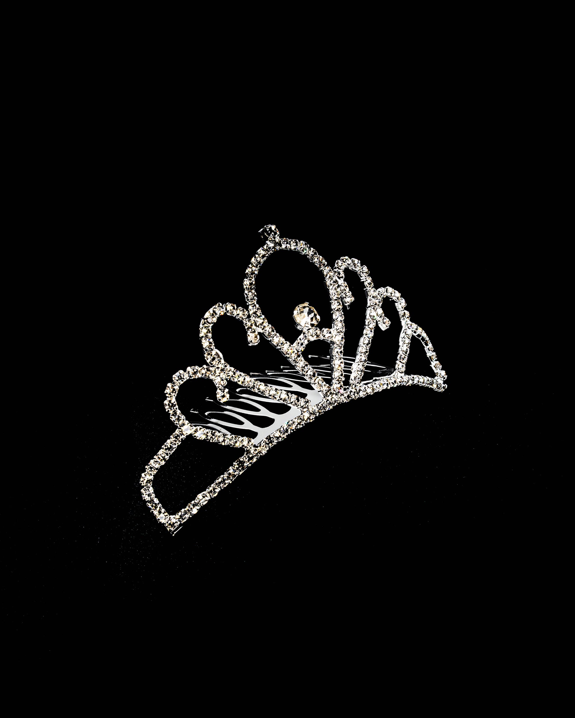 Tiara Plateada M62 Oro Laminado