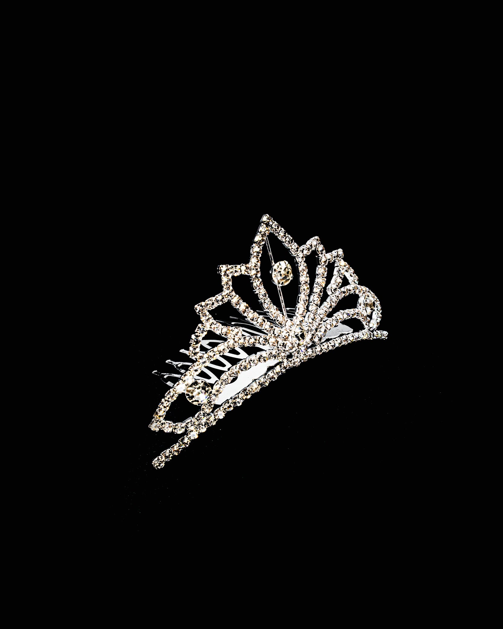 Tiara Plateada M63 Oro Laminado