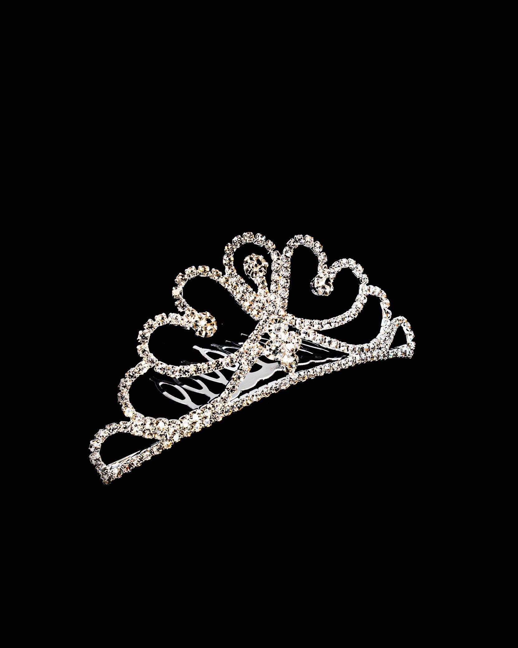 Tiara Plateada M64 Oro Laminado