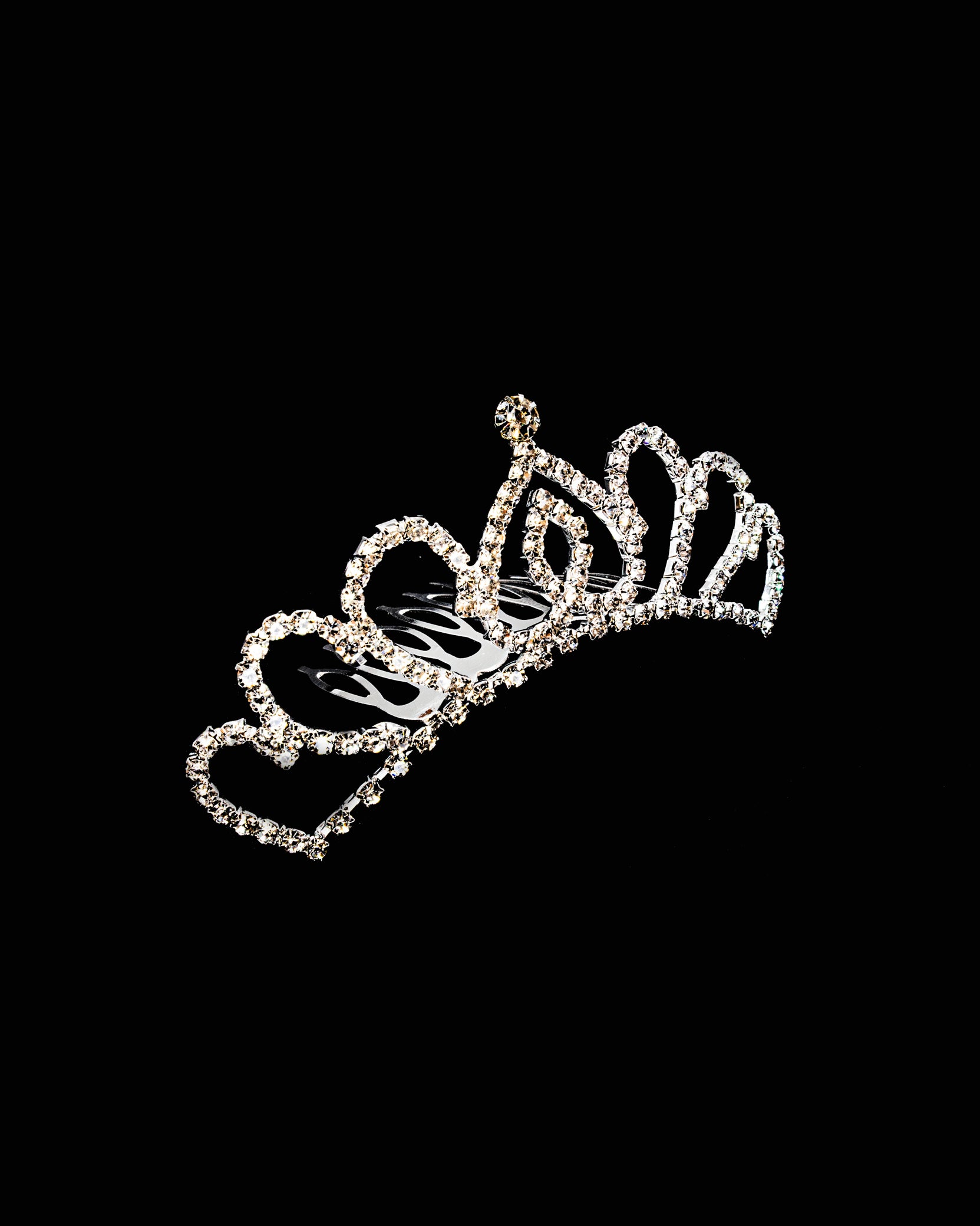 Tiara Plateada M65 Oro Laminado