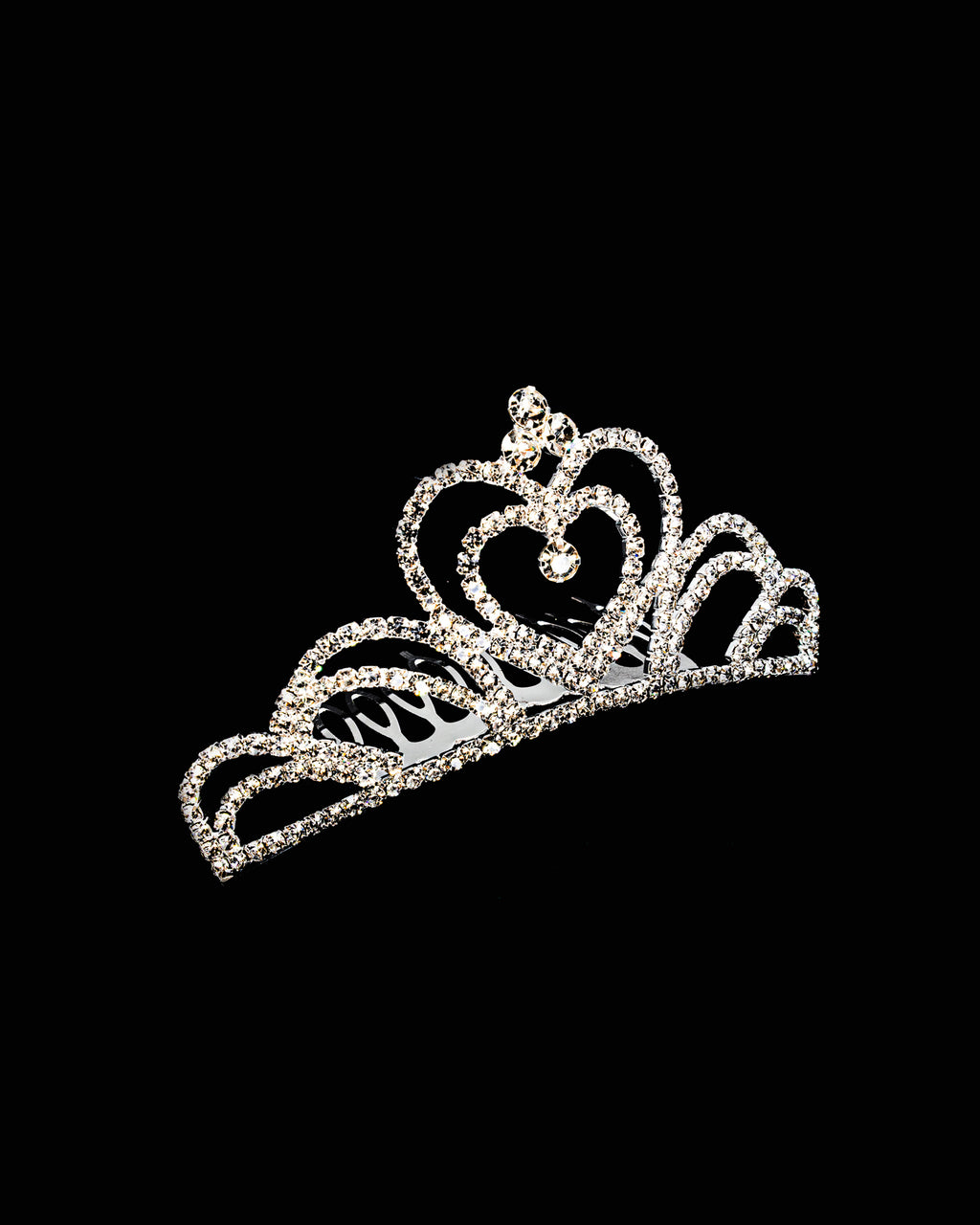 Tiara Plateada M68 Oro Laminado