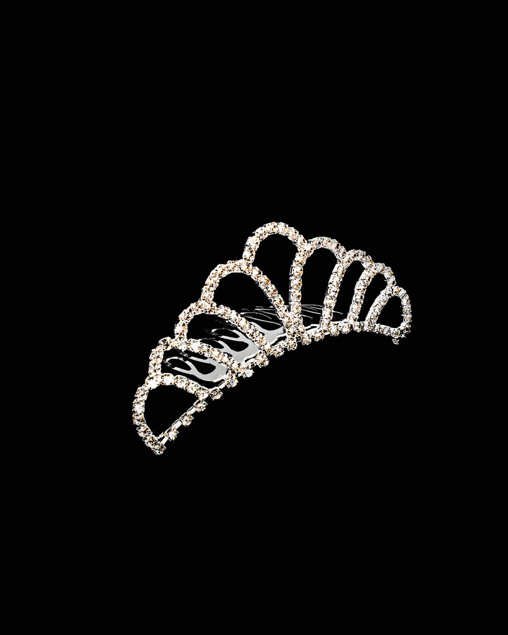 Tiara Plateada M69 Oro Laminado