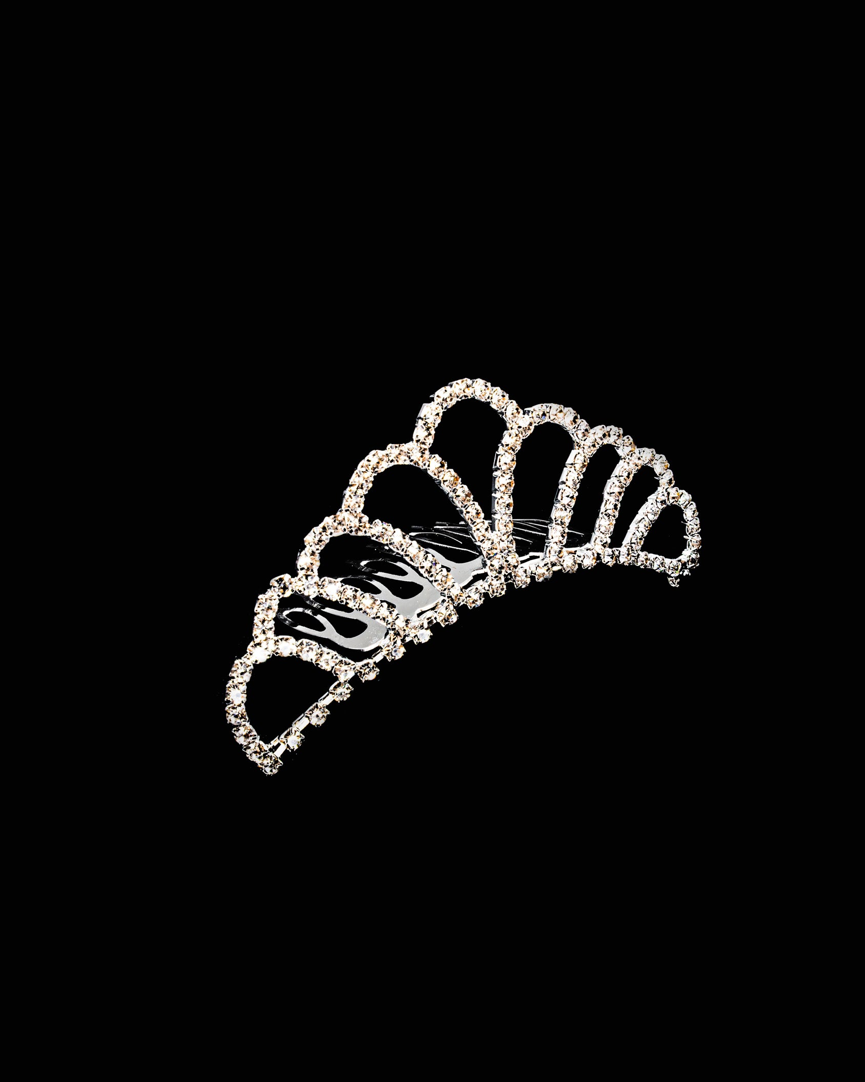 Tiara Plateada M69 Oro Laminado