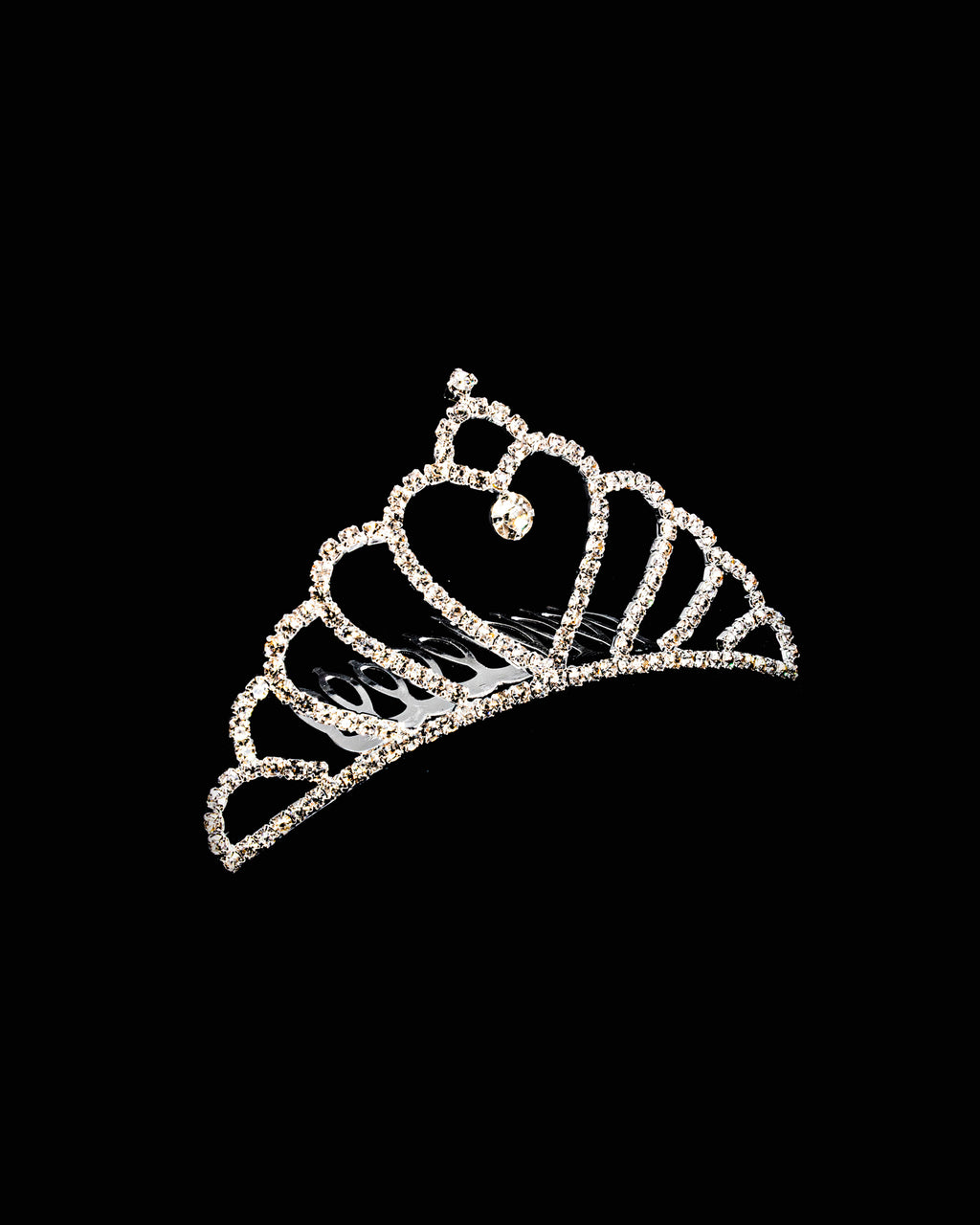 Tiara Plateada M70 Oro Laminado