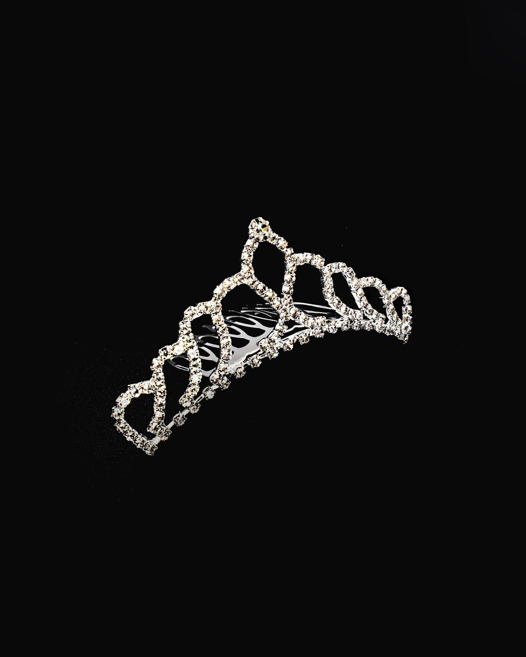 Tiara Plateada M74 Oro Laminado