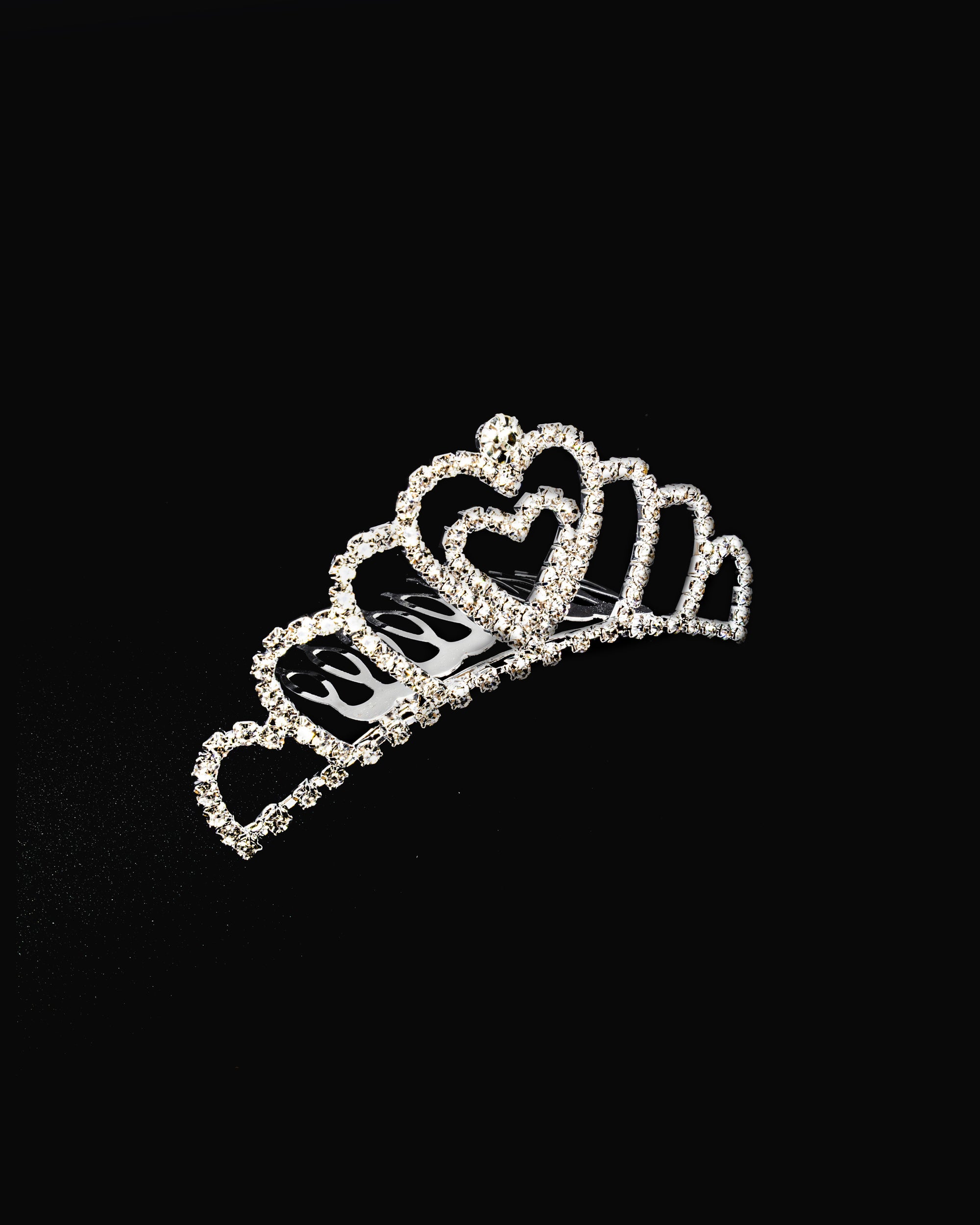 Tiara Plateada M75 Oro Laminado