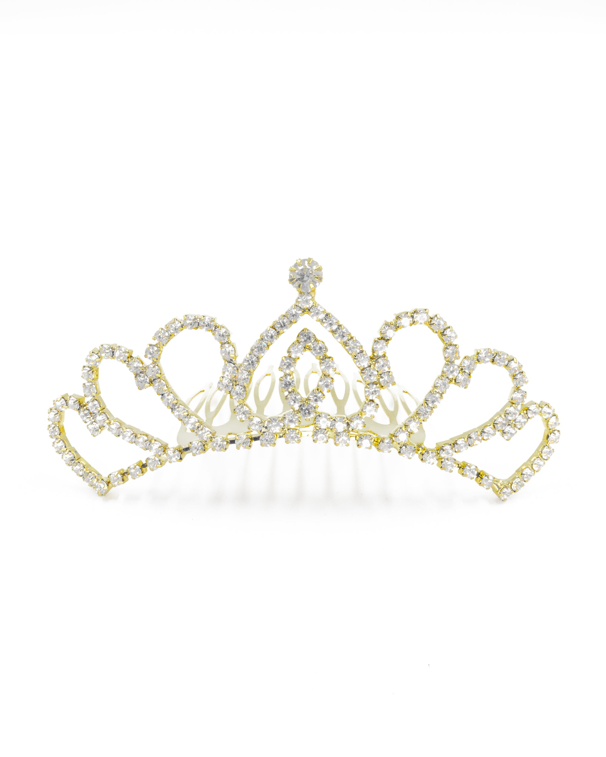 Tiara Dorada M77 Oro Laminado
