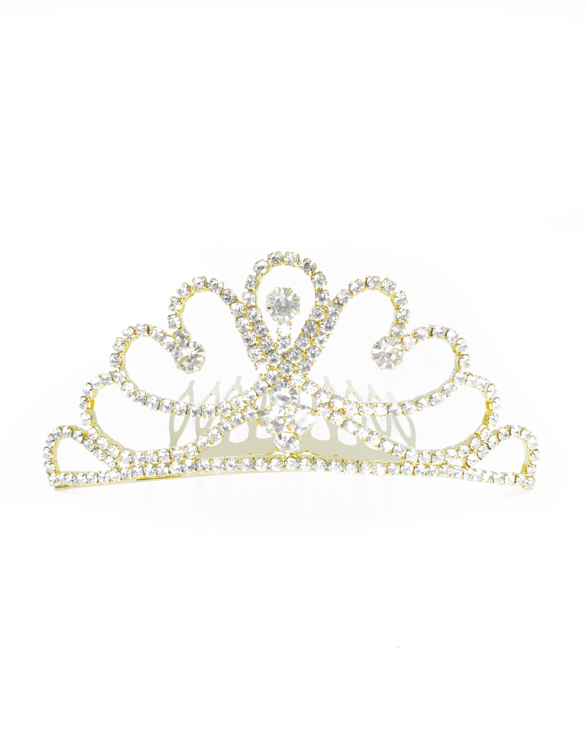 Tiara Dorada M84 Oro Laminado